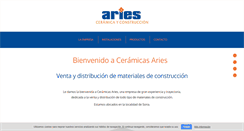 Desktop Screenshot of ceramicasaries.com